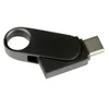 BOLKAR SİYAH 32 GB MİNİ TYPE-C OTG METAL USB BELLEK