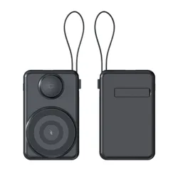 KAYABEYİ 10.000 MAH SİYAH MAGSAFE &amp; WIRELESS POWERBANK