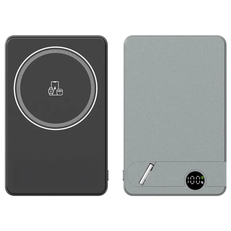 KİLYOS 10.000 MAH SİYAH MAGSAFE &amp; WIRELESS STANDLI POWERBANK