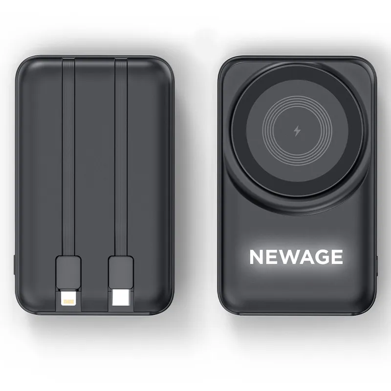 KÜÇÜKLER 10.000 MAH SİYAH MAGSAFE &amp; WIRELESS POWERBANK