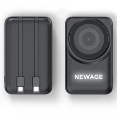 KÜÇÜKLER 10.000 MAH SİYAH MAGSAFE &amp; WIRELESS POWERBANK