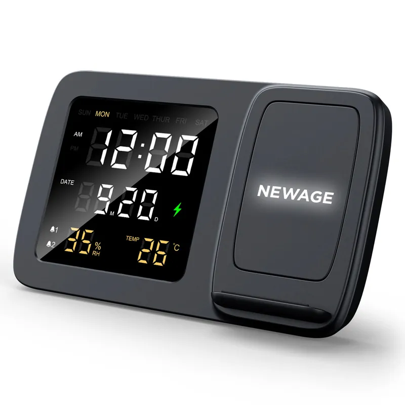 BÜLBÜL MASAÜSTÜ SAAT VE KABLOSUZ ŞARJ STANDI