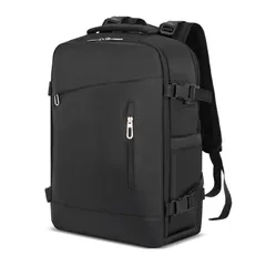 GEZGİN SİYAH LAPTOP BÖLMELİ SIRT ÇANTASI