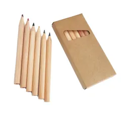 YEŞİLLİ 6 LI  NATUREL YARIM BOY BOYAMA SETİ