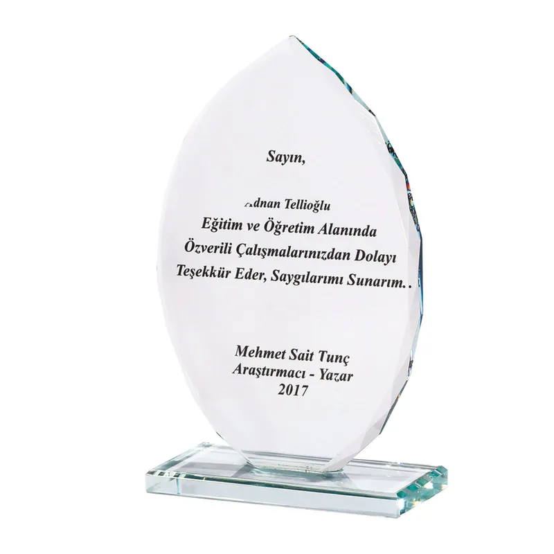 ULAŞ KRİSTAL PLAKET