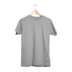 GARDENYA GRİ L SIFIR YAKA TİŞÖRT