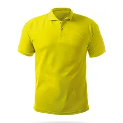 AÇELYA SARI XXL POLO YAKA TİŞÖRT