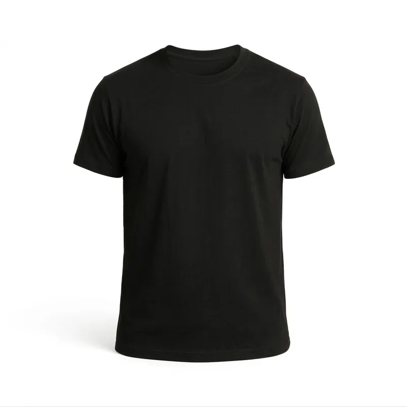 NERGİS SİYAH SIFIR YAKA TİŞÖRT S