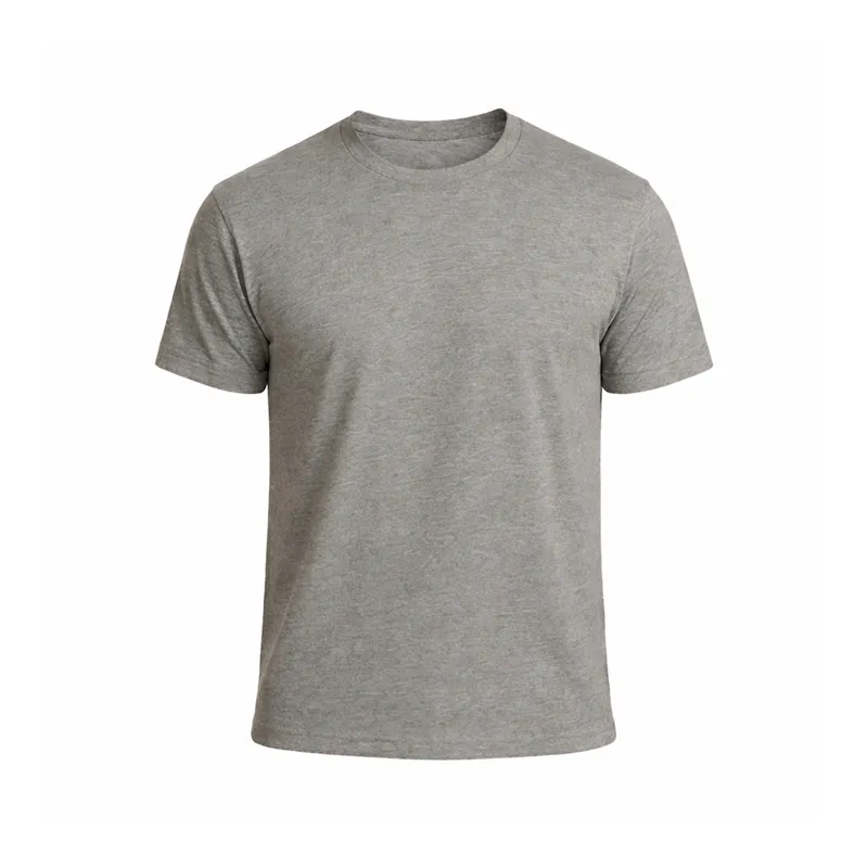 NERGİS GRİ SIFIR YAKA TİŞÖRT S