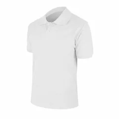 BEGONYA BEYAZ L POLO YAKA TİŞÖRT