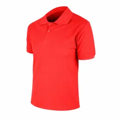 BEGONYA KIRMIZI L POLO YAKA TİŞÖRT