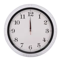 RULER208 PLASTİK KASA DUVAR SAATİ (355 MM)