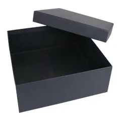 SEDİR SİYAH GEÇME KAPAK KUTU (30X30X10 CM)