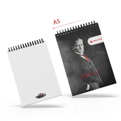 ALA-28 ATA SPİRALLİ A5 BLOKNOT