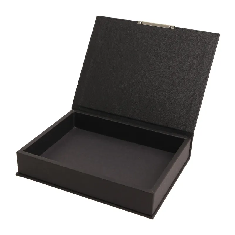 KUTU 2 AHŞAP KASA TERMO DERİ KAPAK MIKNATISLI KUTU