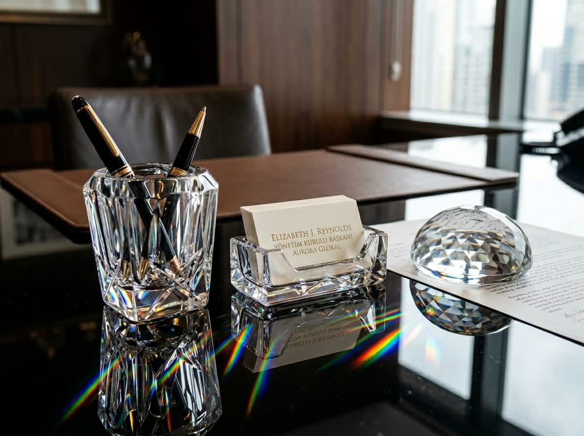 Prestijin Kristali: Kristal Masa Setleriyle Lüksü Yansıtın