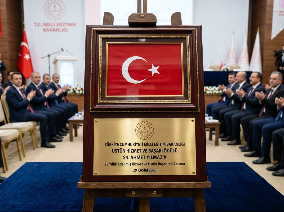 Dalgalanan Onur: Ödül Bayrak Plaketlerle Gurur Verin