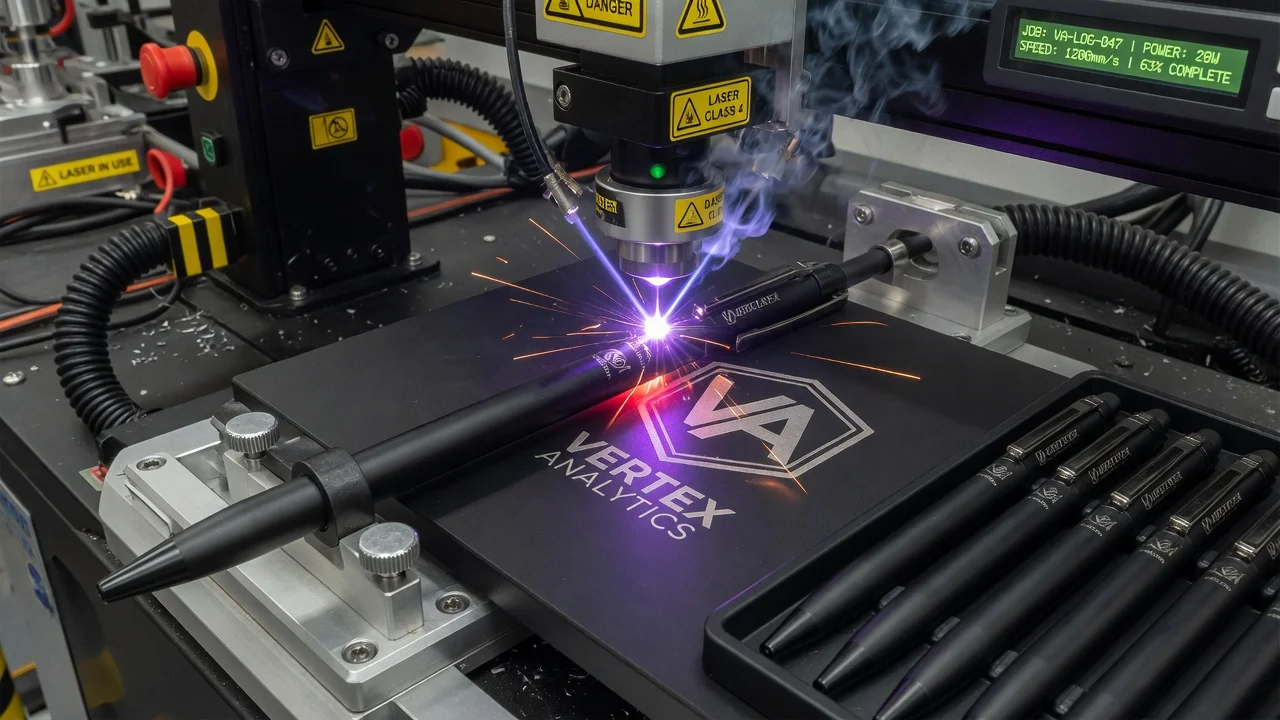 Metal Tükenmez Kalem ve Roller Kalemlerde Lazer Kazıma Teknolojisi