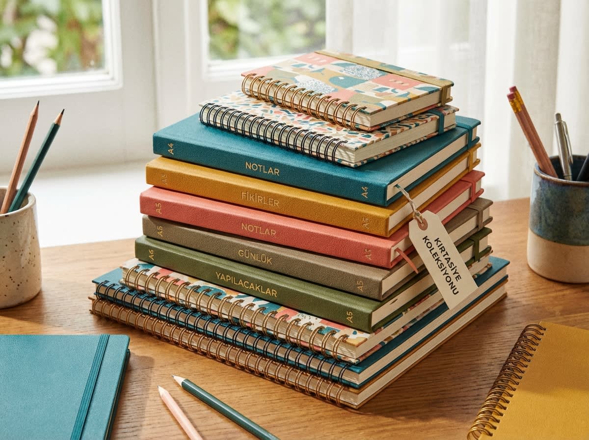Sayfalar Arasında: Spiralli Defterlerle Notlarınızı Toparlayın