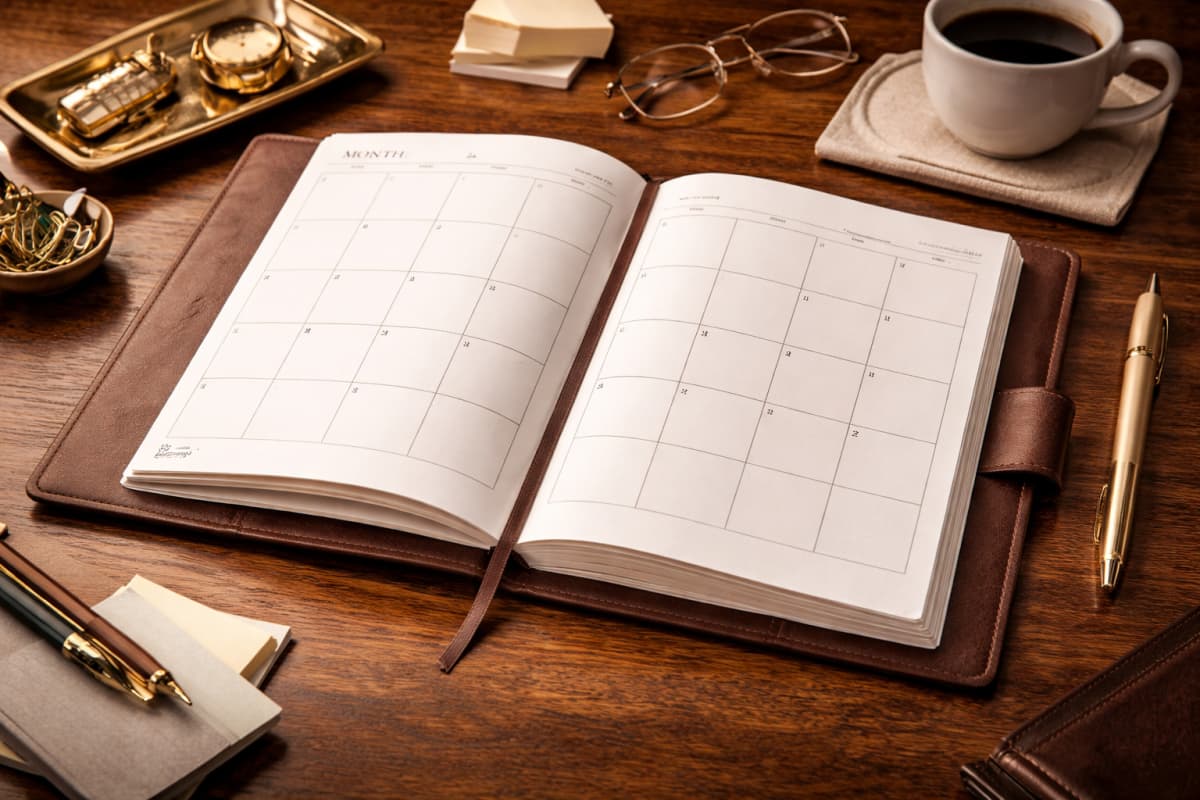 Zamansız Planlama: Tarihsiz Defterlerle Özgürlük