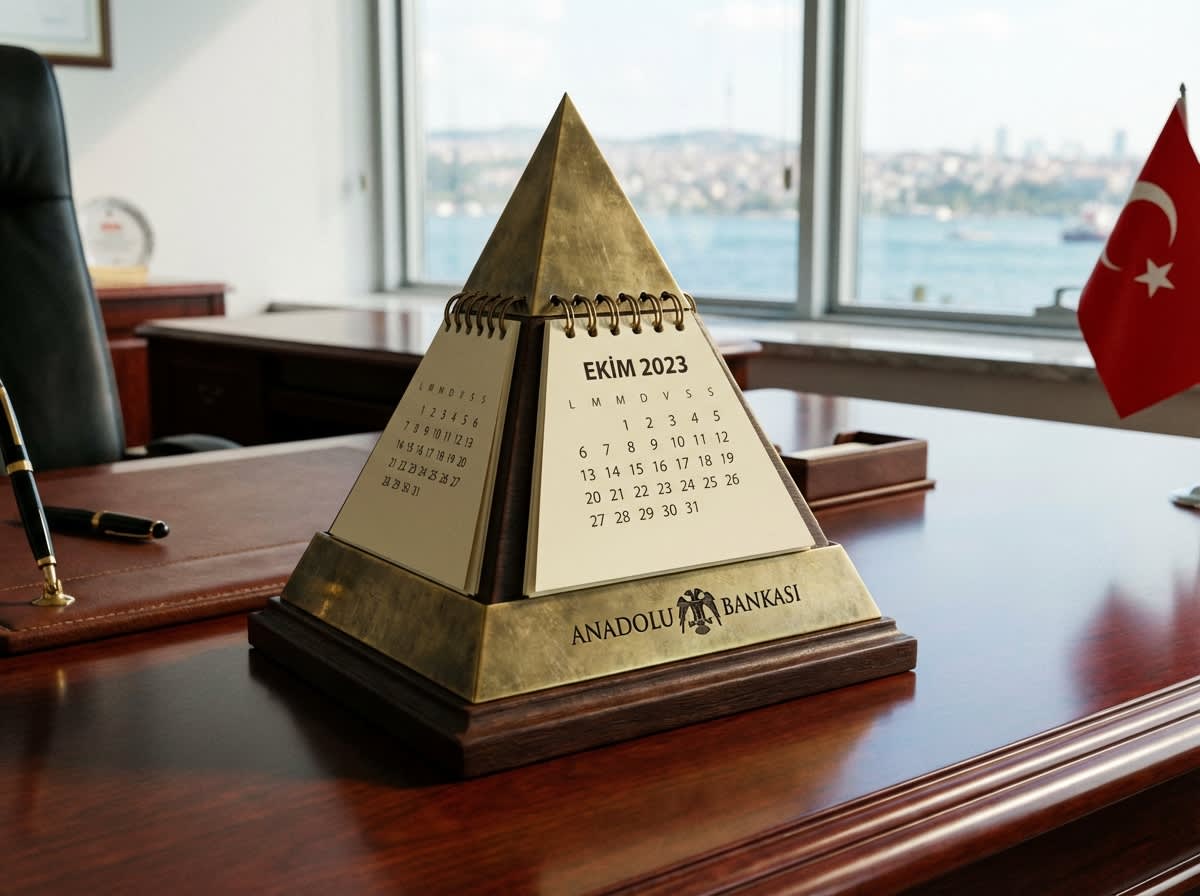 Masanın Köşesi: Üçgen Masa Takvimleriyle Yıllık Plan